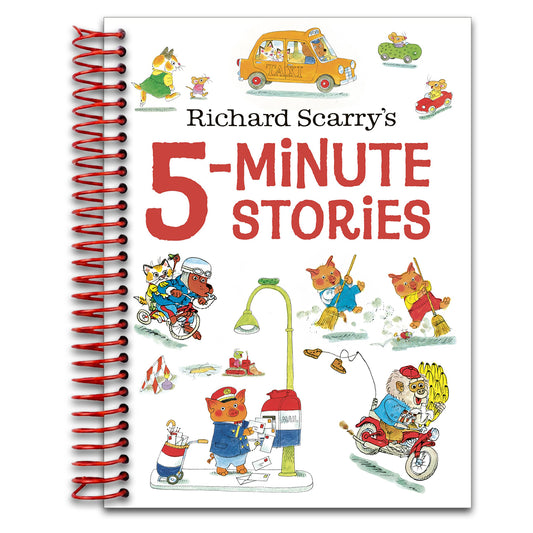 Richard Scarry's 5-Minute Stories   (Spiral bound)