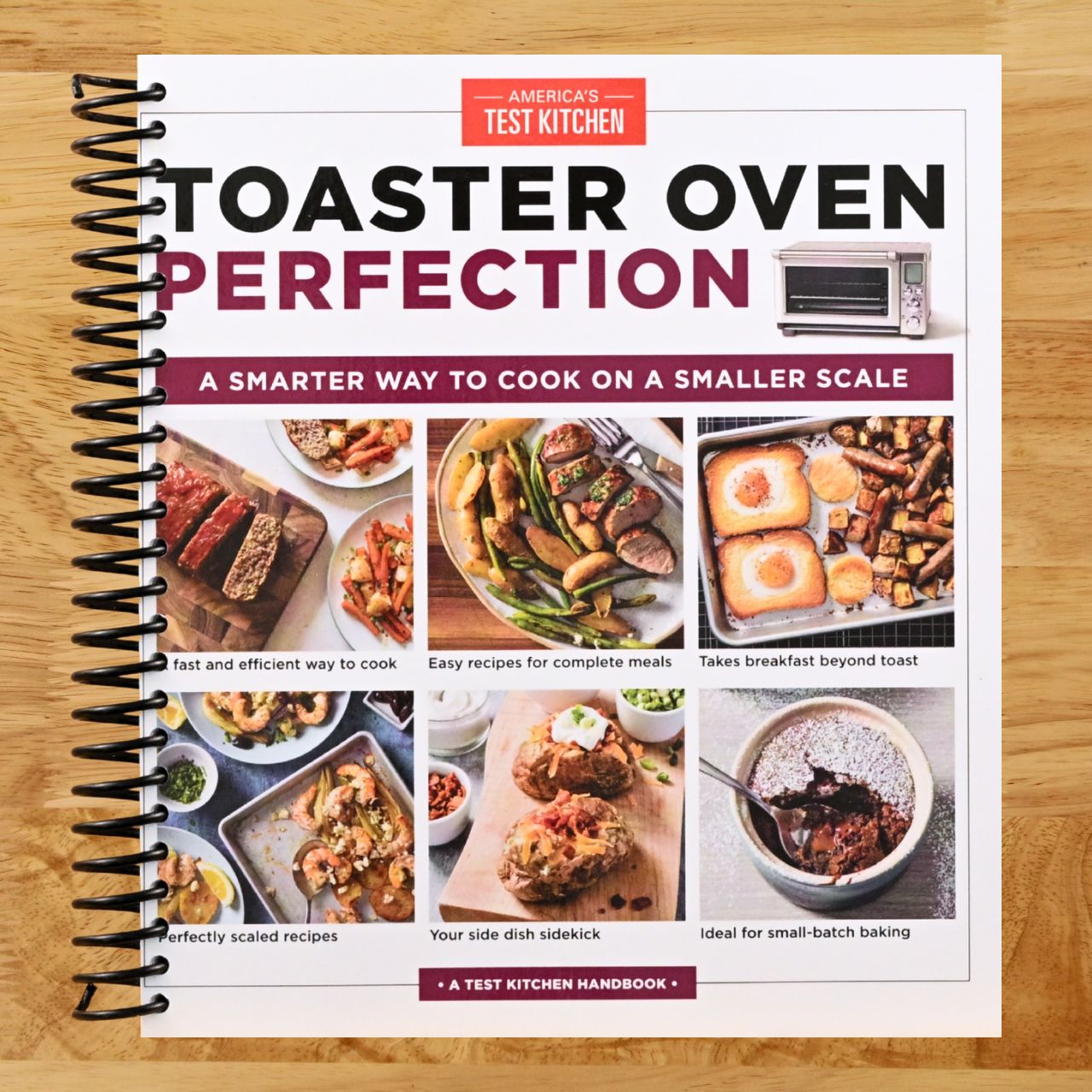 Toaster Oven Perfection: A Smarter Way to Cook on a Smaller Scale (Spiral bound) Happy Coil spiral bound book