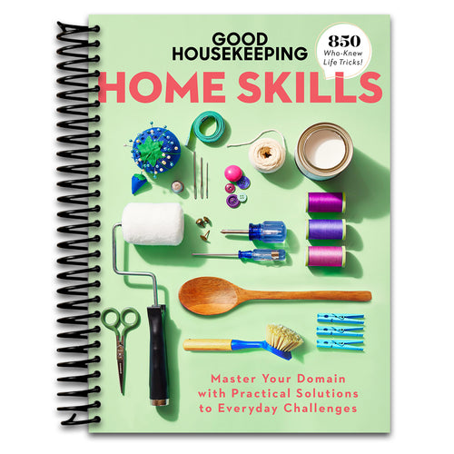 Good Housekeeping Home Skills: Master Your Domain with Practical Solutions to Everyday Challenges (Spiral bound) Happy Coil spiral bound book