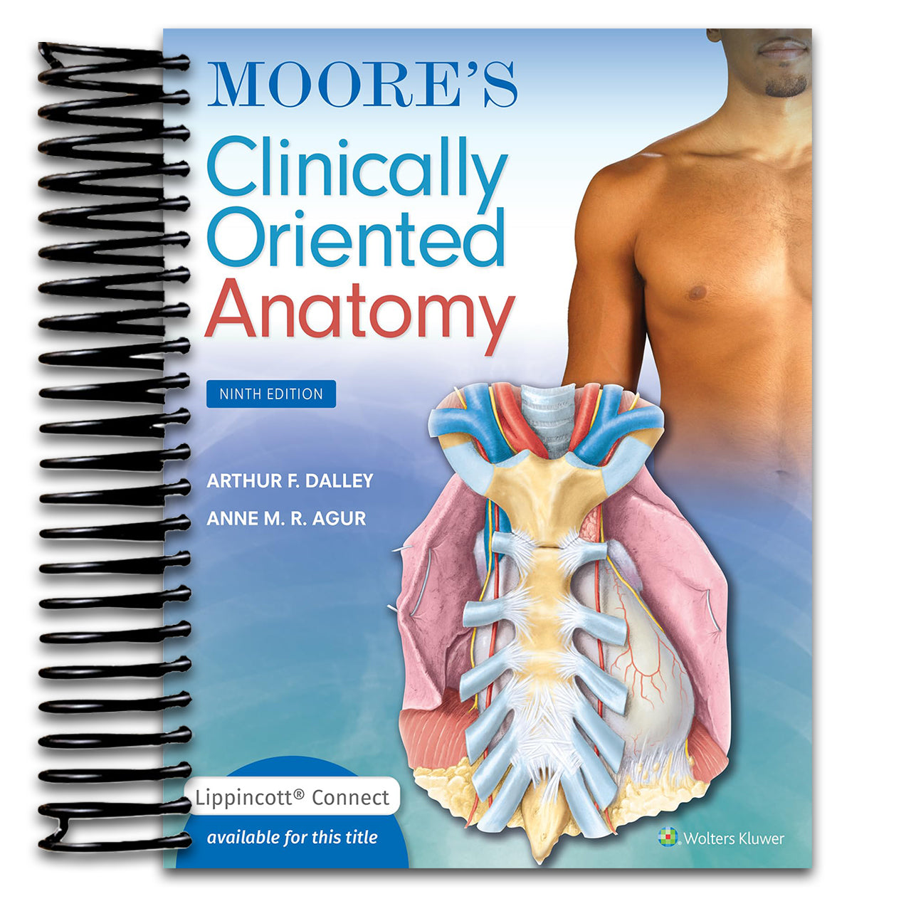 Moore's Clinically Oriented Anatomy (Lippincott Connect) (Spiral bound) Happy Coil spiral bound book