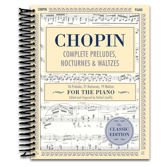 Complete Preludes, Nocturnes & Waltzes: 26 Preludes, 21 Nocturnes, 19 Waltzes for Piano (Schirmer's Library of Musical Classics)