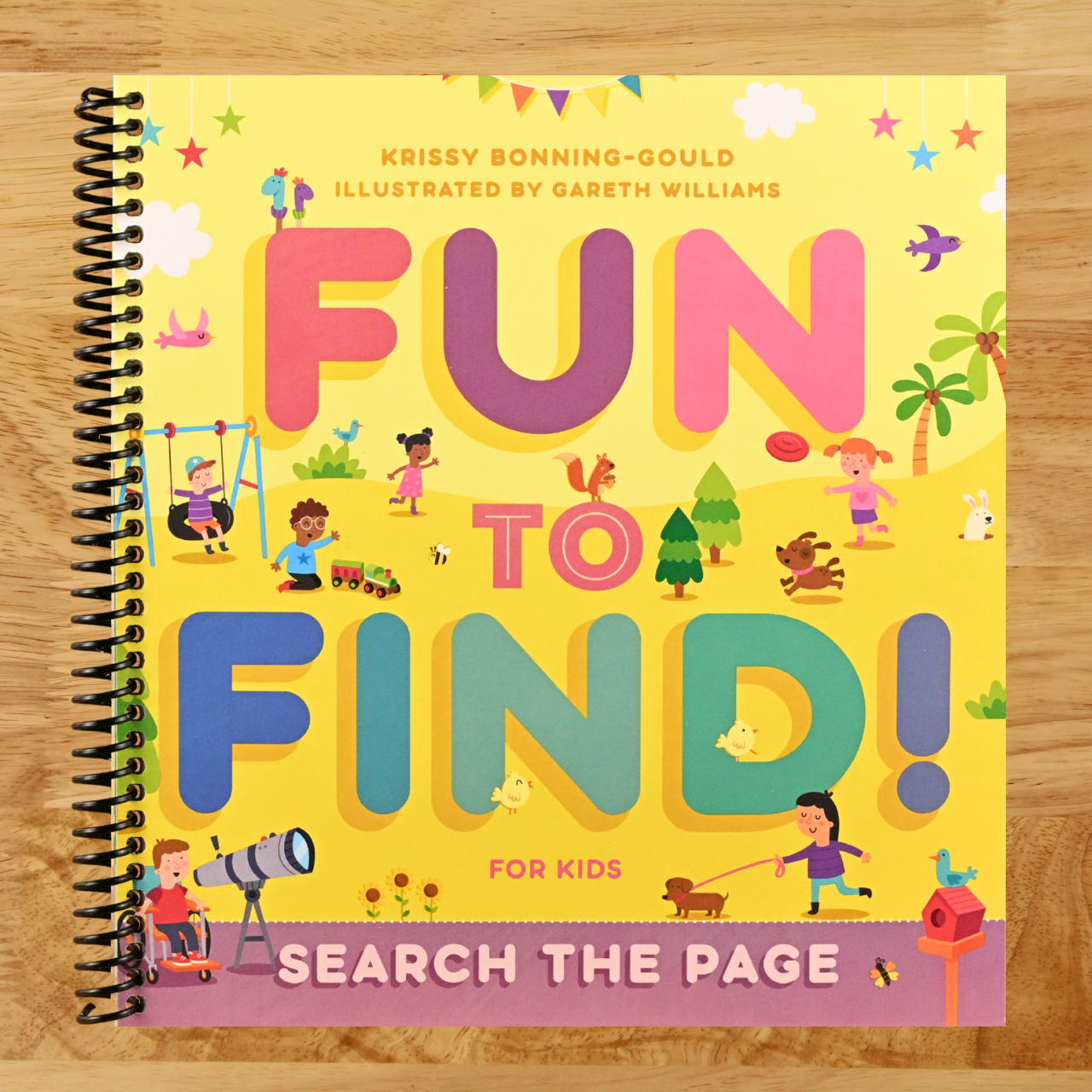 Fun to Find!: Search the Page (Spiral bound) Happy Coil spiral bound book
