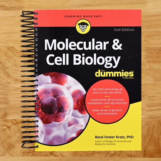 Molecular & Cell Biology For Dummies, 2nd Edition   (Spiral bound)