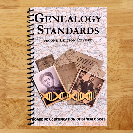 Genealogy Standards Second Edition Revised (Spiral bound) Happy Coil spiral bound book