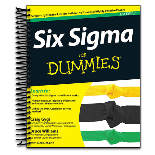 Six Sigma For Dummies (For Dummies Series)   (Spiral bound)