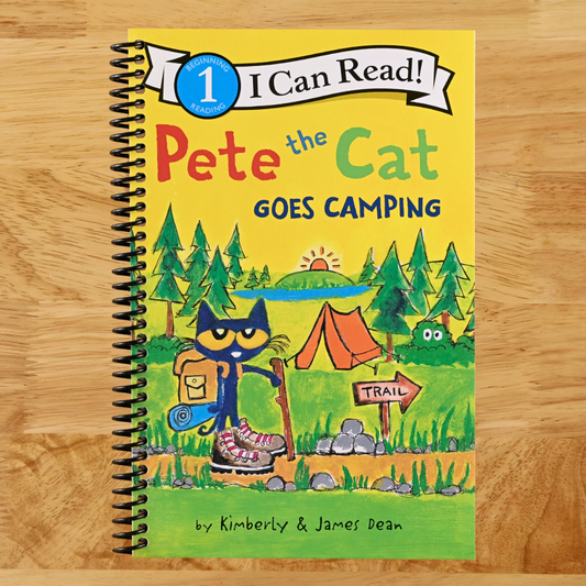 Pete the Cat Goes Camping: A Fun Nature Story for Children (Ages 4-8) (I Can Read Level 1) (Spiral bound) Happy Coil spiral bound book
