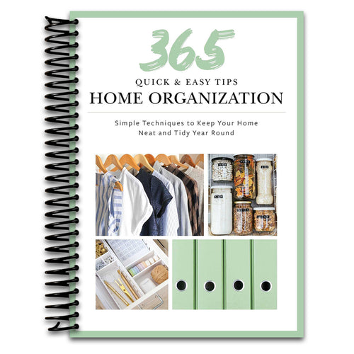 365 Quick & Easy Tips: Home Organization: Simple Techniques to Keep Your Home Neat and Tidy Year Round (Spiral bound) Happy Coil spiral bound book