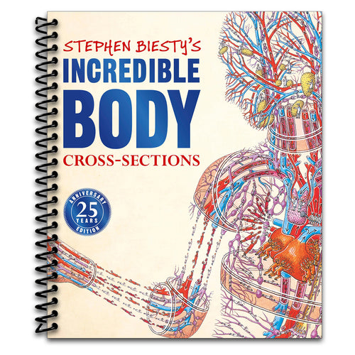 Stephen Biesty's Incredible Body Cross-Sections (DK Stephen Biesty Cross-Sections)   (Spiral bound)