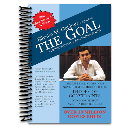 The Goal: 40th Anniversary Edition: A Process of Ongoing Improvement (Spiral bound) Happy Coil spiral bound book
