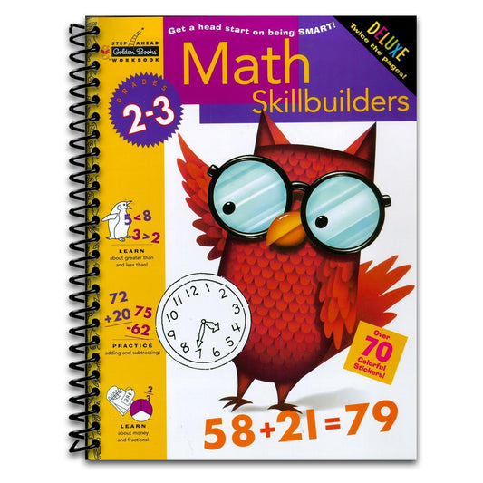 Math Skillbuilders (Grades 2 - 3) (Step Ahead) (Spiral bound) Happy Coil spiral bound book
