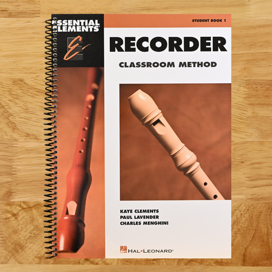 Essential Elements: Recorder Classroom Method - Student Book 1 | Beginner Level for Classroom and Individual Learning | Step-by-Step Music Reading, Fingering Chart, 130 Songs, and Rhythm Practice   (Spiral bound)
