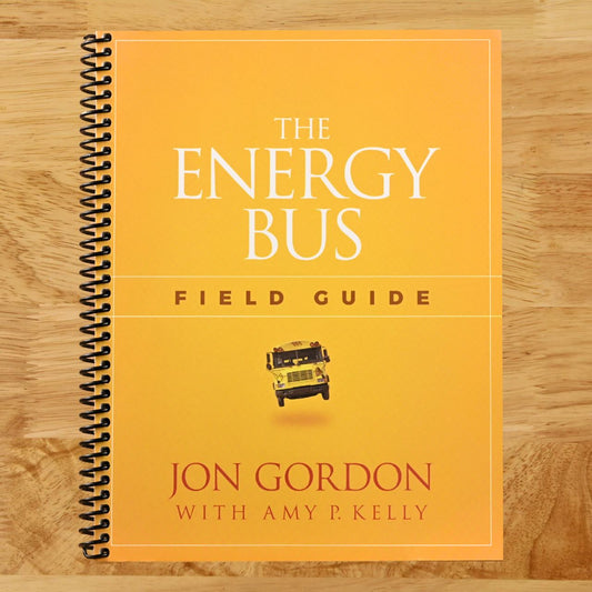 The Energy Bus Field Guide (Jon Gordon) (Spiral bound) Happy Coil spiral bound book
