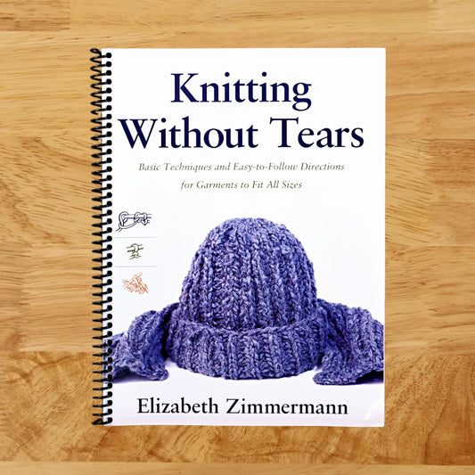 Knitting Without Tears: Basic Techniques and Easy-to-Follow Directions for Garments to Fit All Sizes (Spiral bound) Happy Coil spiral bound book