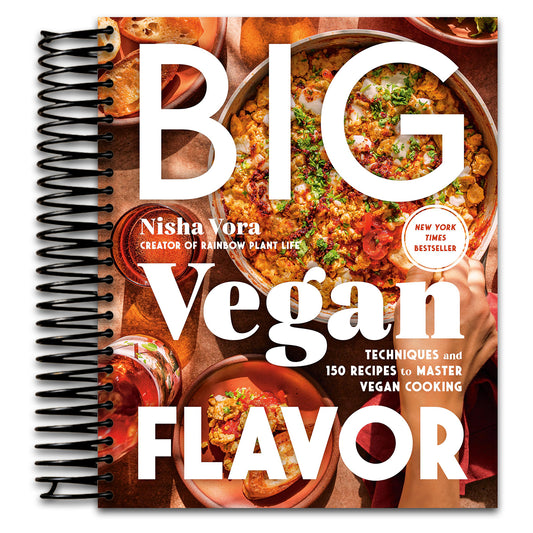 Big Vegan Flavor: Techniques and 150 Recipes to Master Vegan Cooking (Spiral bound) Happy Coil spiral bound book