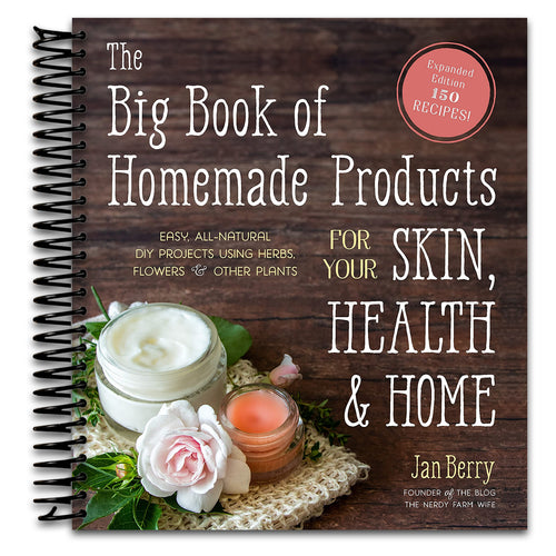 The Big Book of Homemade Products for Your Skin, Health and Home: Easy, All-Natural DIY Projects Using Herbs, Flowers and Other Plants   (Spiral bound)