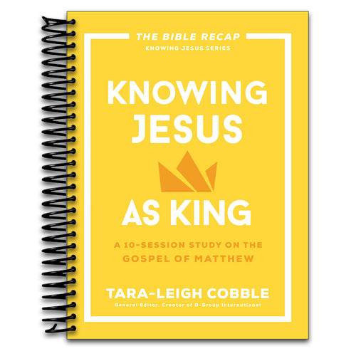 Knowing Jesus as King: A 10-Session Bible Study on the Gospel of Matthew―For Individual or Group Study ―Includes Daily Readings, Teachings, Questions, ... (The Bible Recap Knowing Jesus Series) (Spiral bound) Happy Coil spiral bound book