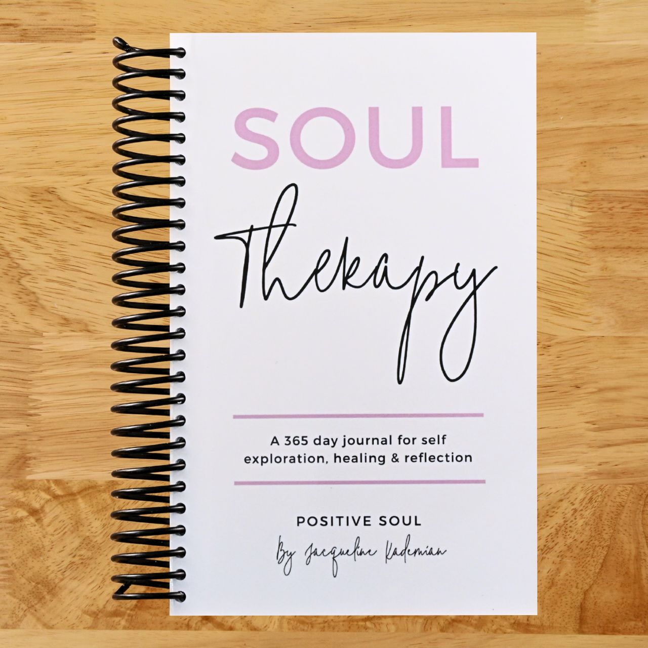 Soul Therapy: A 365 day journal for self exploration, healing and reflection (Soul Therapy series) (Spiral bound) Happy Coil spiral bound book