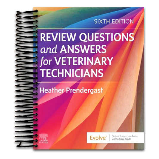 Review Questions and Answers for Veterinary Technicians   (Spiral bound)