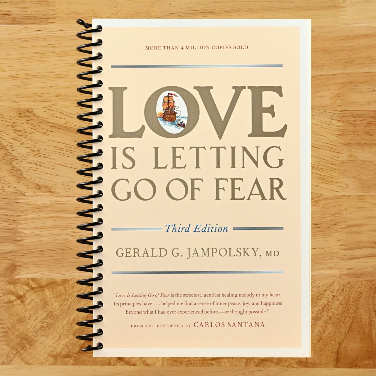 Love Is Letting Go of Fear, Third Edition (Spiral bound) Happy Coil spiral bound book