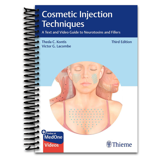 Cosmetic Injection Techniques: A Text and Video Guide to Neurotoxins and Fillers   (Spiral bound)