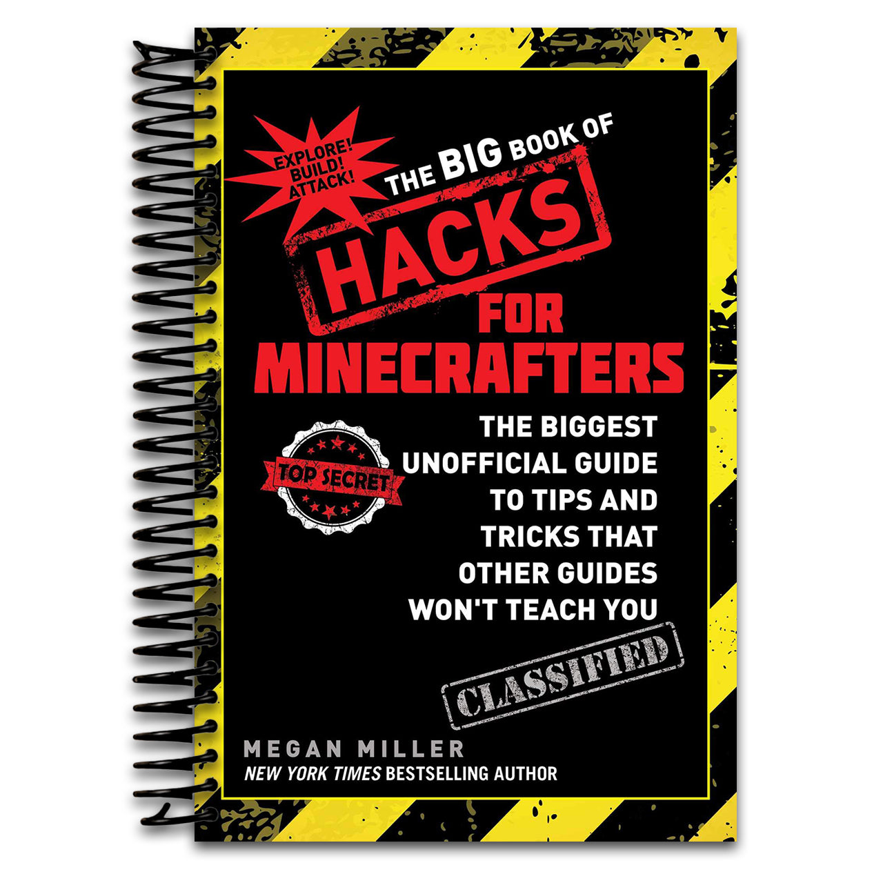 The Big Book of Hacks for Minecrafters: The Biggest Unofficial Guide to Tips and Tricks That Other Guides Won't Teach You (Spiral bound) Happy Coil spiral bound book