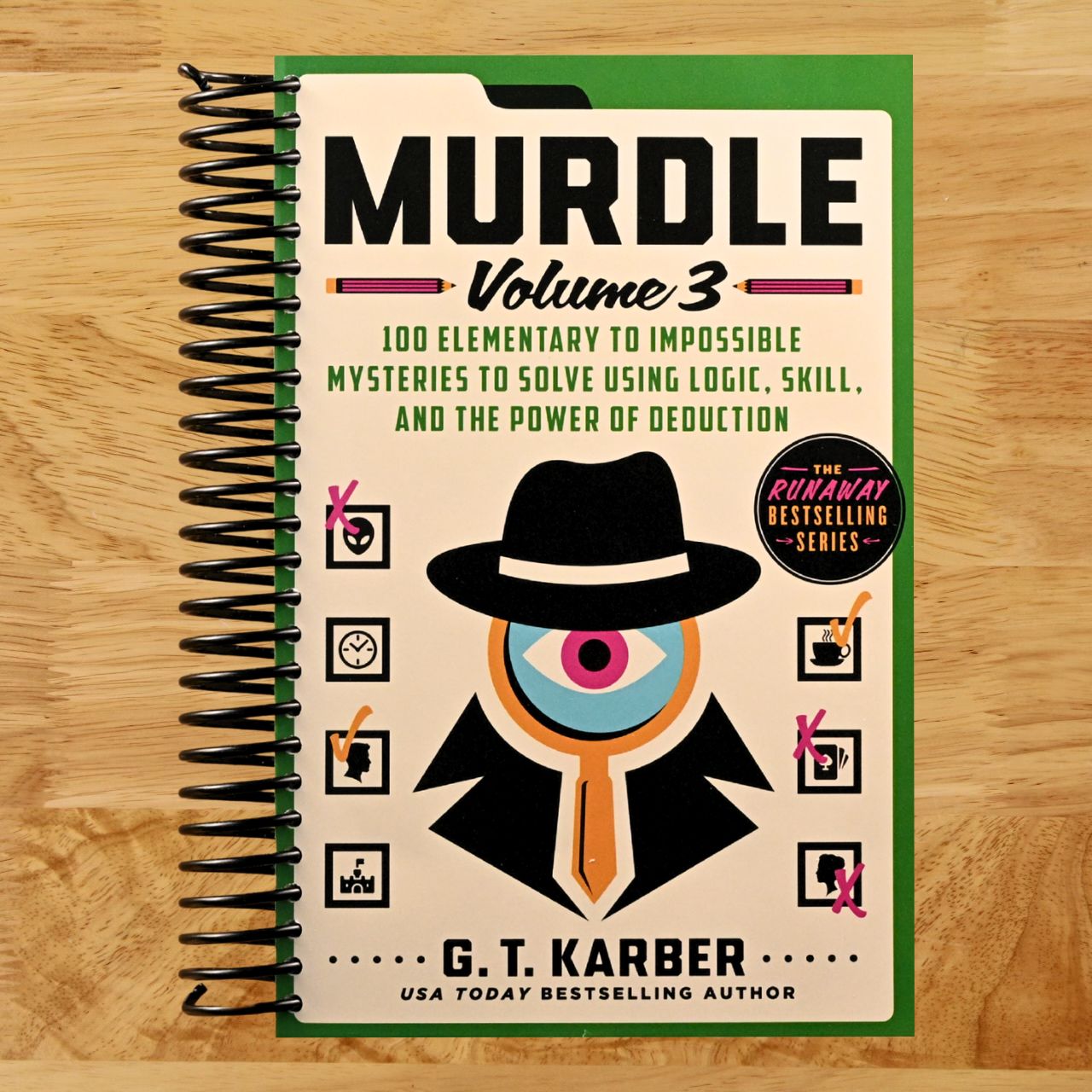 Murdle: Volume 3 (Spiral bound) Happy Coil spiral bound book