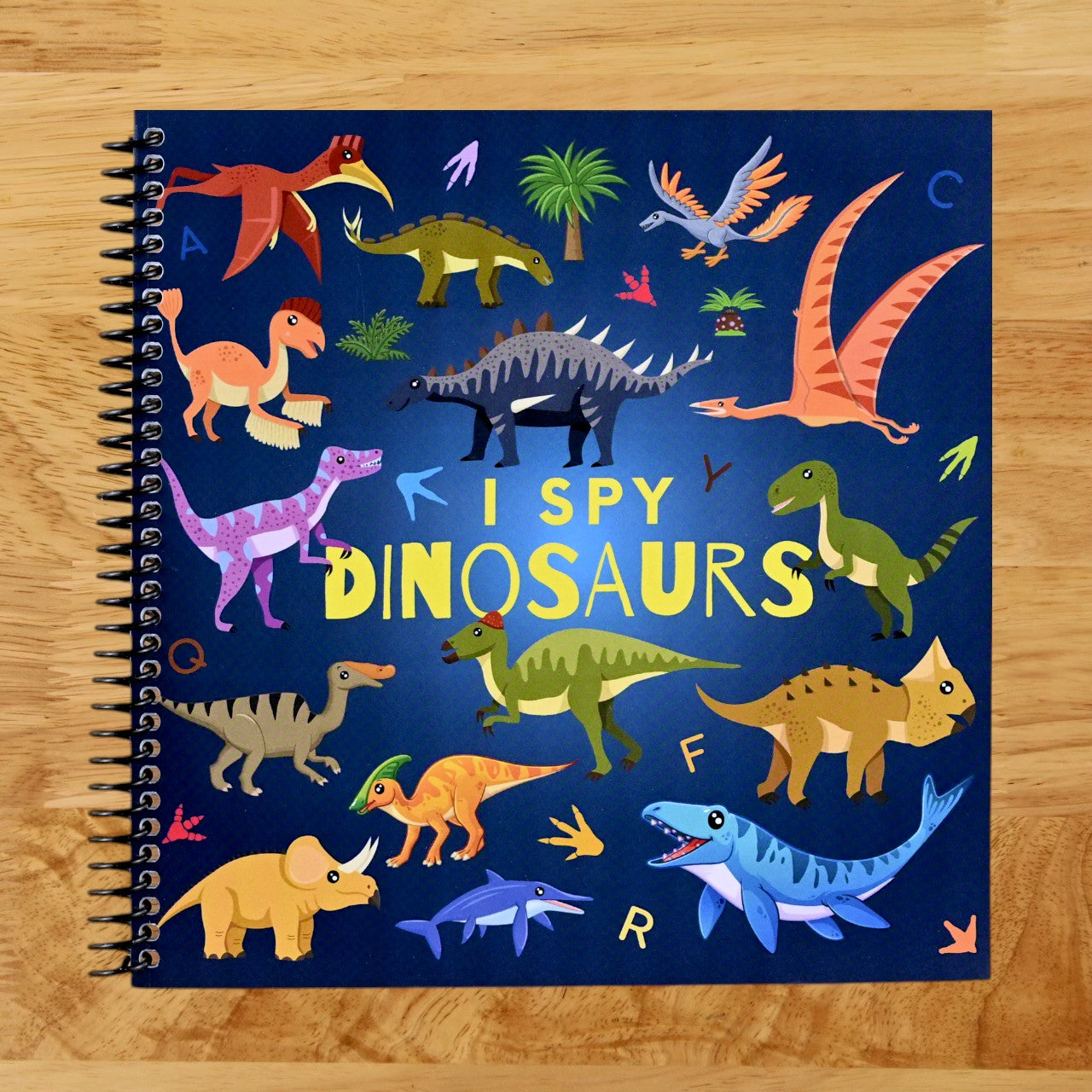 I Spy Dinosaurs: A Fun Guessing Game Picture Book for Kids Ages 2-5, Toddlers and Kindergartners ( Picture Puzzle Book for Kids ) (I Spy Books for Kids)  (Spiral bound)