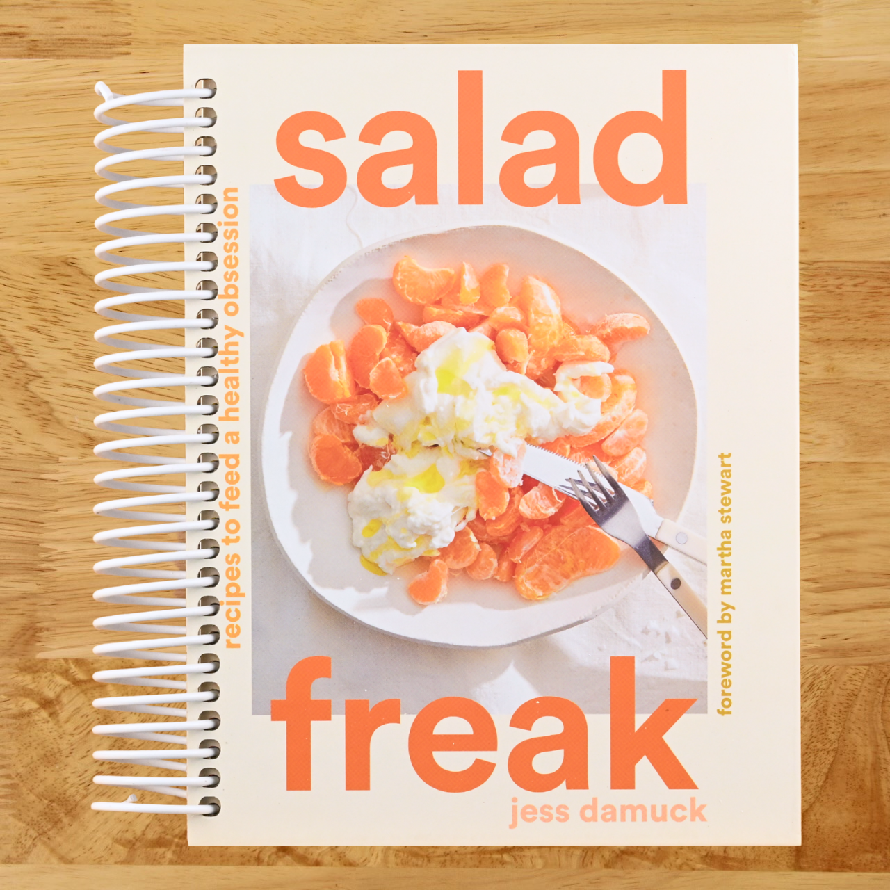 Salad Freak: Recipes to Feed a Healthy Obsession (Spiral bound) Happy Coil spiral bound book