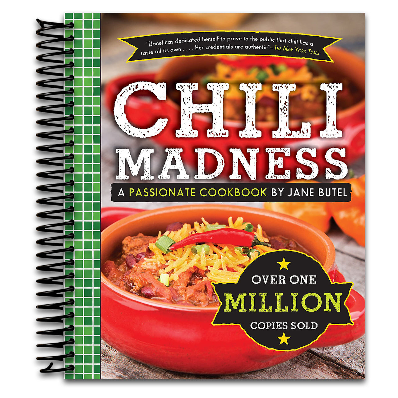 Chili Madness: A Passionate Cookbook by Jane Butel (The Jane Butel Library) (Spiral bound) Happy Coil spiral bound book