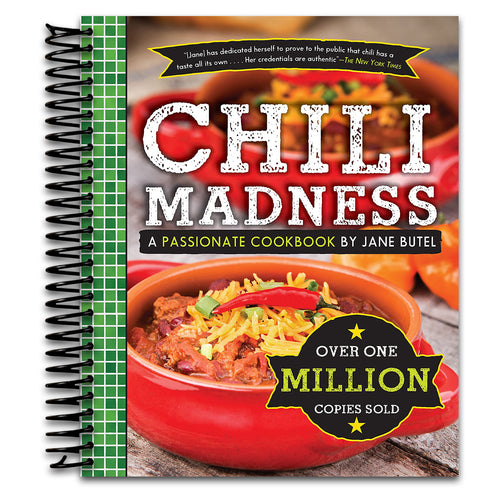 Chili Madness: A Passionate Cookbook by Jane Butel (The Jane Butel Library) (Spiral bound) Happy Coil spiral bound book