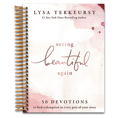 Seeing Beautiful Again: 50 Devotions to Find Redemption in Every Part of Your Story – A Daily Devotional for Hope and Healing – The Perfect Christian Gifts for Women   (Spiral bound)