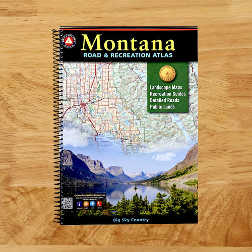 Montana Road and Recreation Atlas - 6th Edition, 2024 (Benchmark)