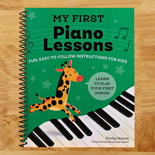 My First Piano Lessons: Fun, Easy-to-Follow Instructions for Kids (My First Piano Books) (Spiral bound) Happy Coil spiral bound book