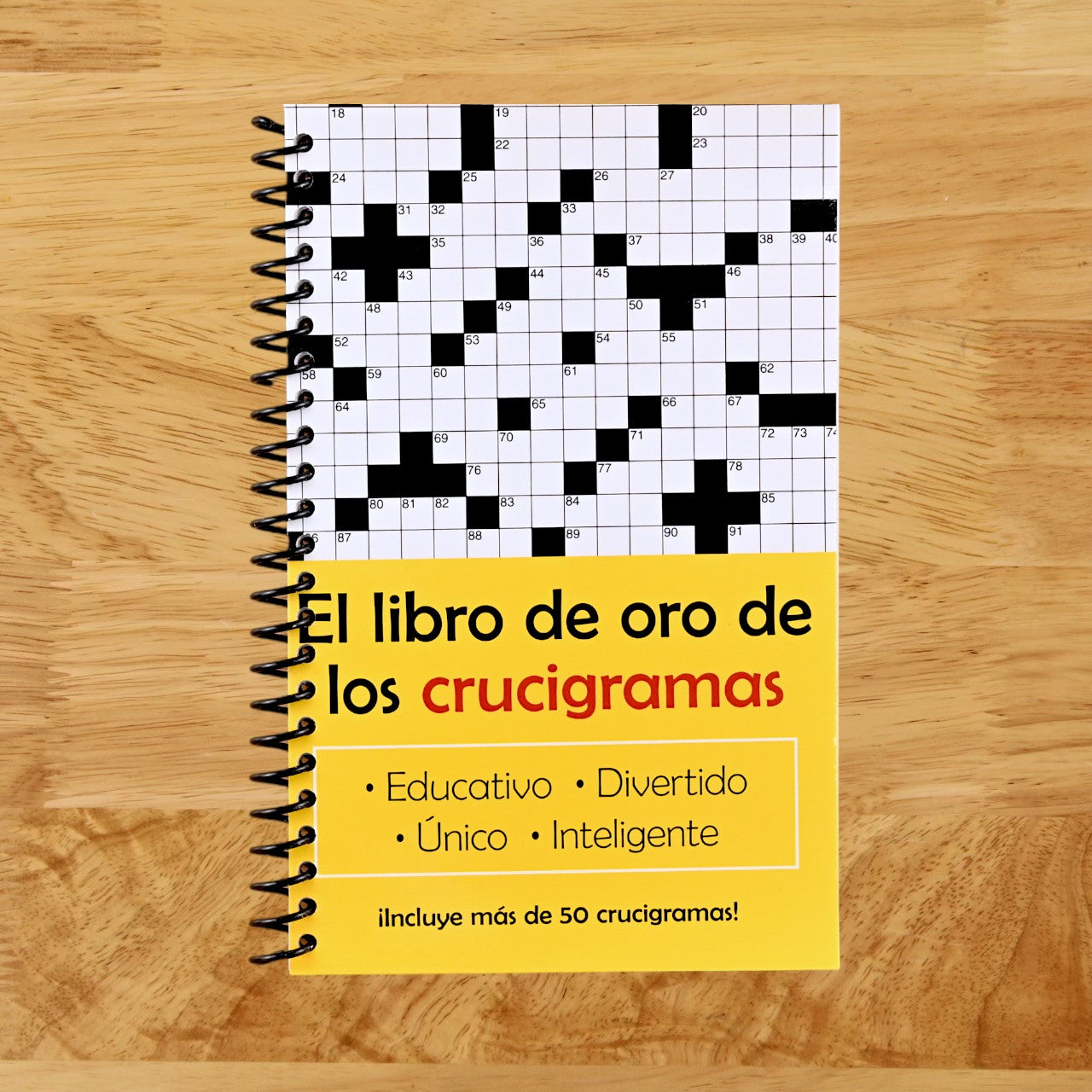 El libro de oro de los crucigramas / The Golden Book of Puzzles (Spanish Edition) (Spiral bound) Happy Coil spiral bound book