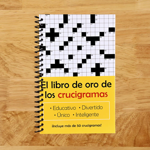 El libro de oro de los crucigramas / The Golden Book of Puzzles (Spanish Edition) (Spiral bound) Happy Coil spiral bound book