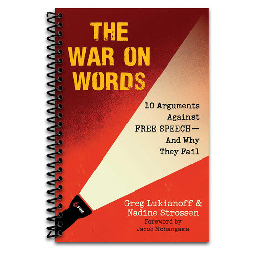 War On Words: 10 Arguments Against Free Speech—And Why They Fail (Spiral bound) Happy Coil spiral bound book