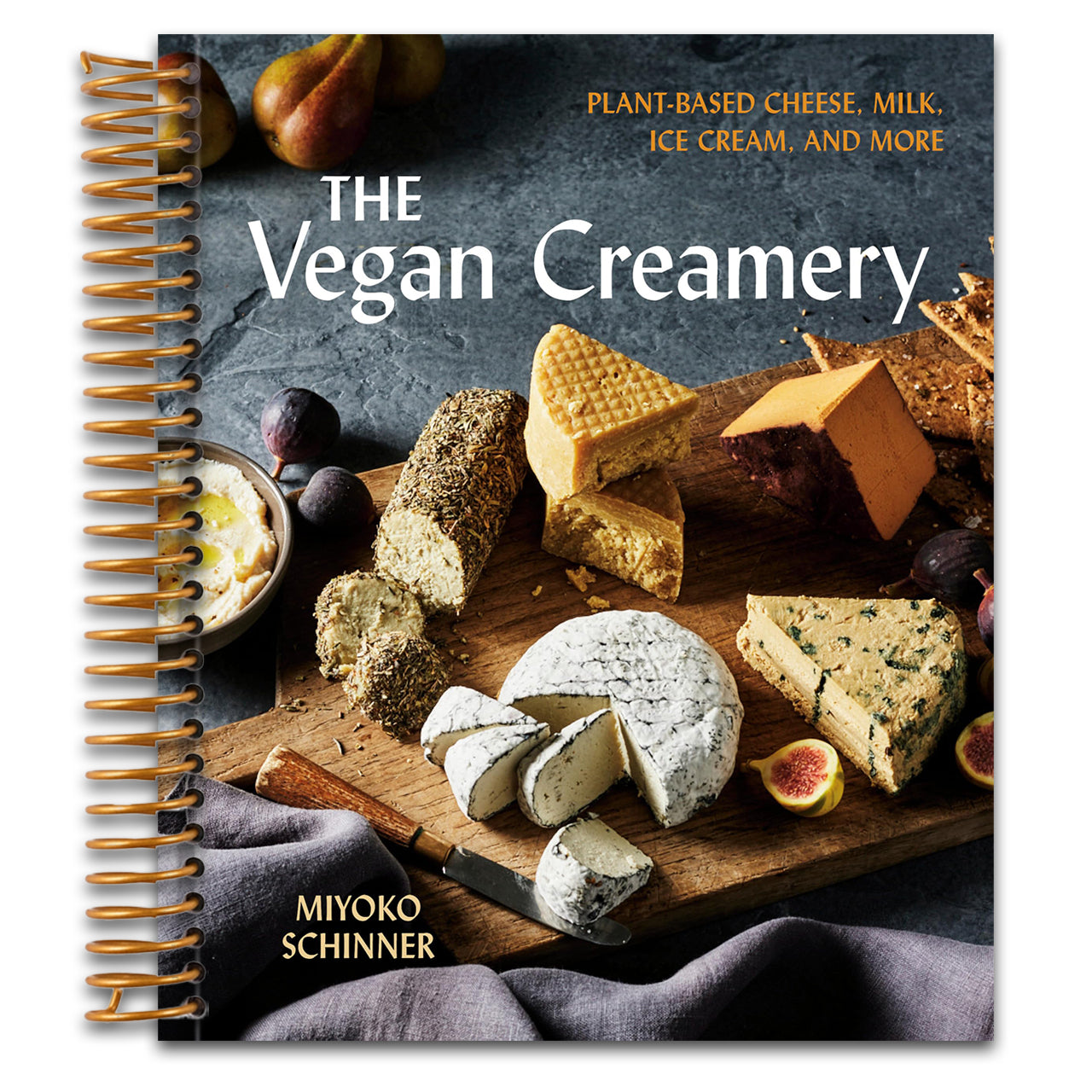The Vegan Creamery: Plant-Based Cheese, Milk, Ice Cream, and More (A Cookbook) (Spiral bound) Happy Coil spiral bound book