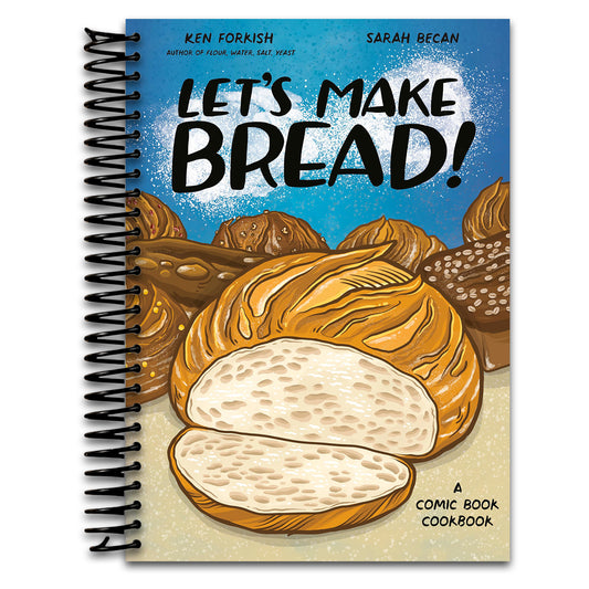 Let's Make Bread!: A Comic Book Cookbook   (Spiral bound)