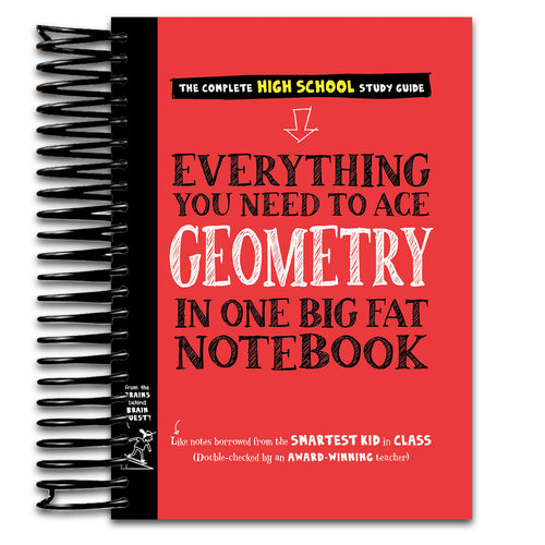 Everything You Need to Ace Geometry in One Big Fat Notebook (Spiral bound) Happy Coil spiral bound book