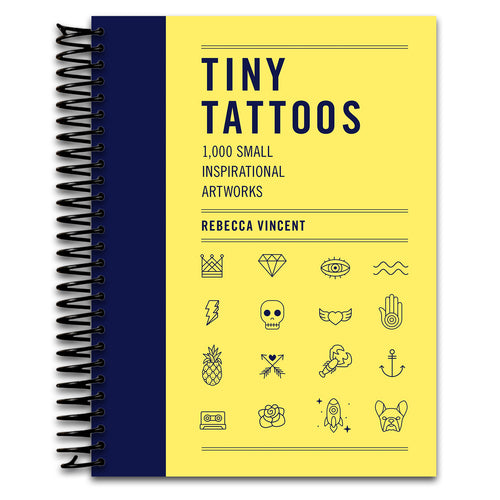 Tiny Tattoos: 1,000 Small Inspirational Artworks (Spiral bound) Happy Coil spiral bound book