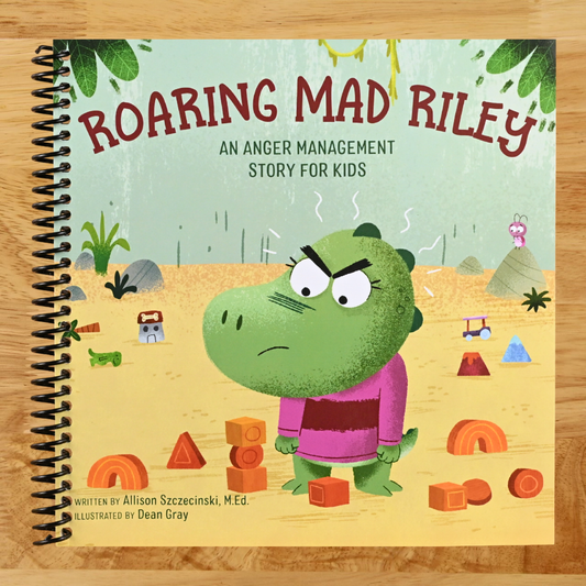 Roaring Mad Riley: An Anger Management Story for Kids (Spiral bound) Happy Coil spiral bound book
