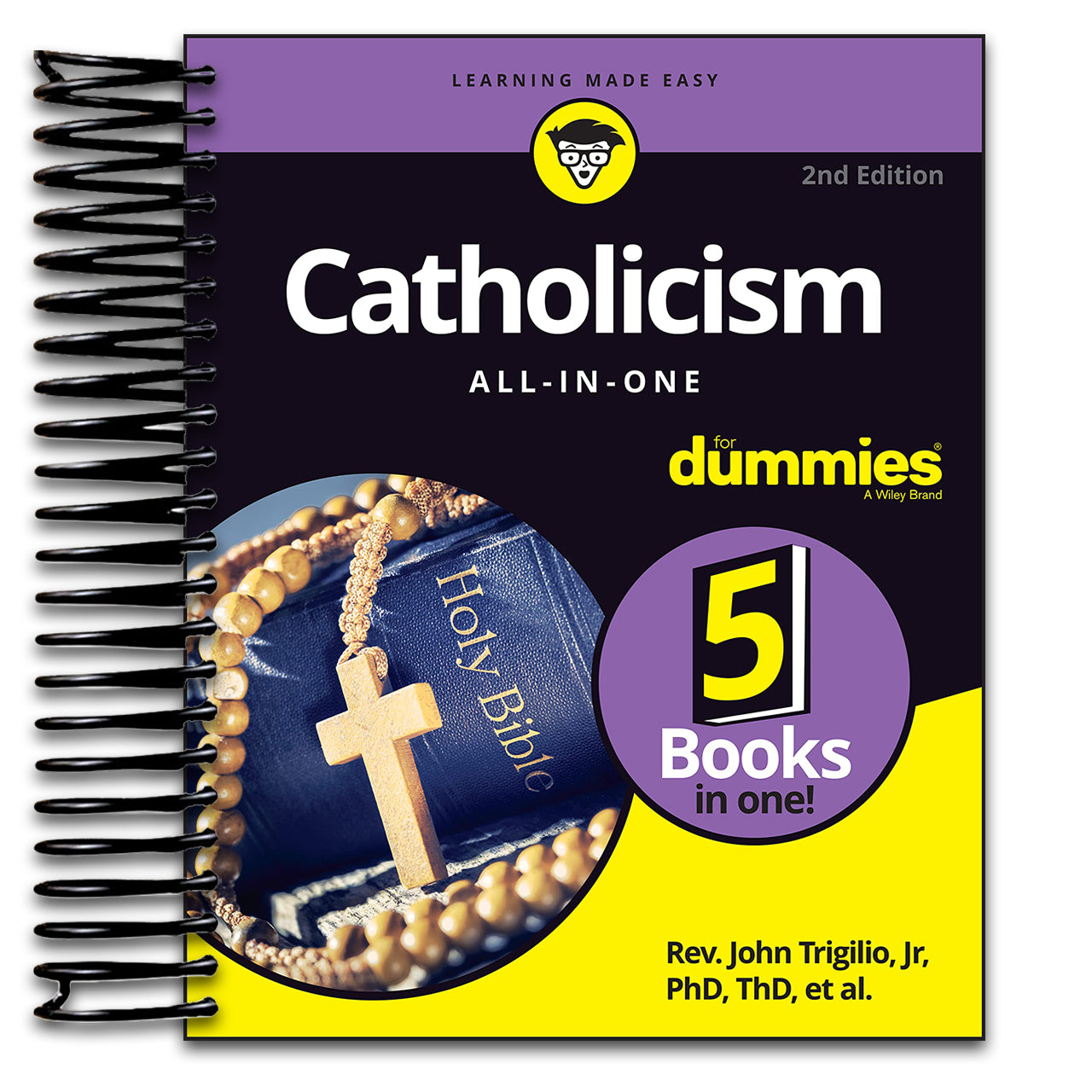 Catholicism All-in-One For Dummies (Spiral bound) Happy Coil spiral bound book