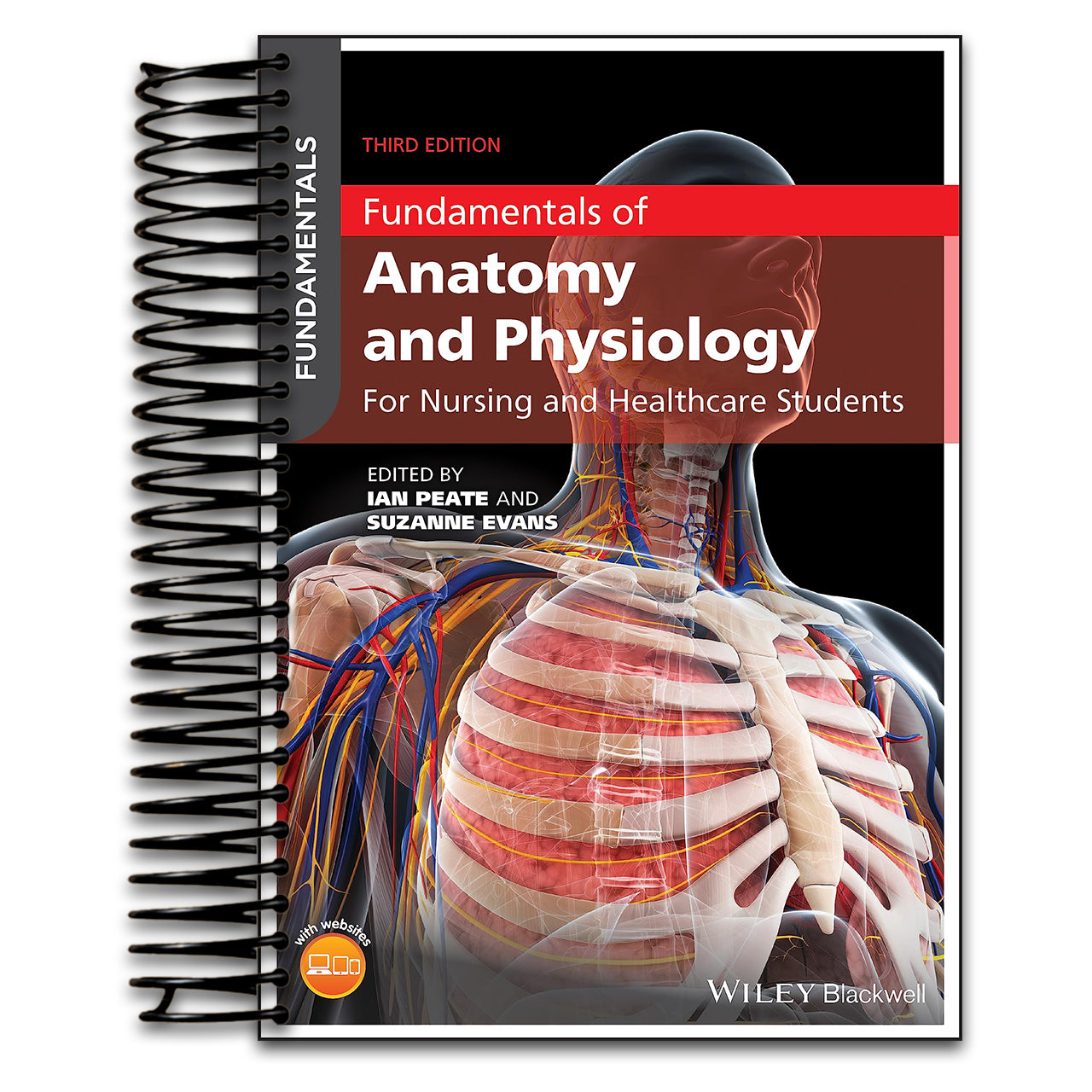 Fundamentals of Anatomy and Physiology: For Nursing and Healthcare Students (Spiral bound) Happy Coil spiral bound book
