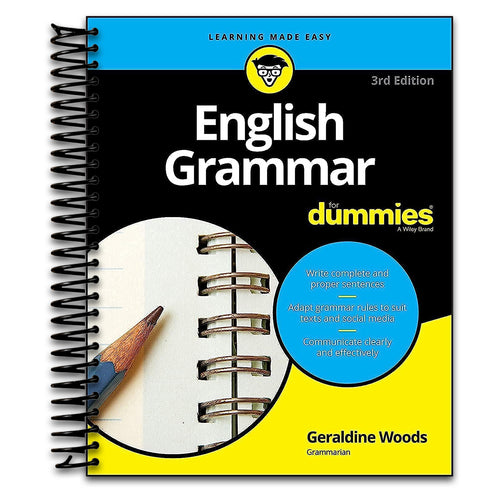 English Grammar For Dummies   (Spiral bound)