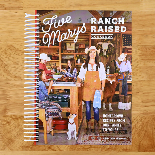 Five Marys Ranch Raised Cookbook: Homegrown Recipes from Our Family to Yours (Family Cookbook Series) (Spiral bound) Happy Coil spiral bound book