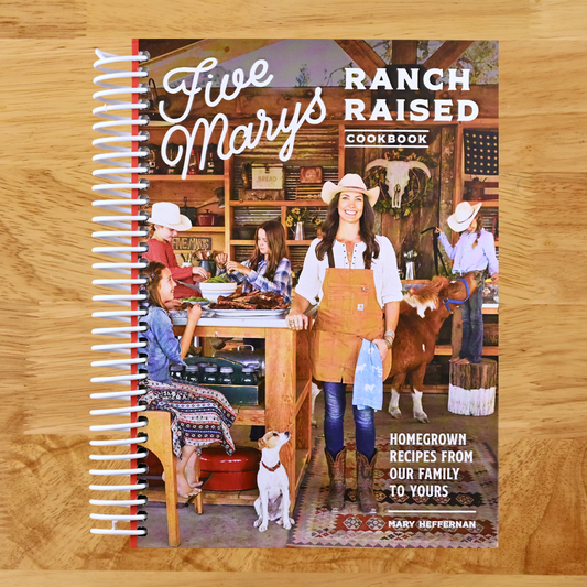 Five Marys Ranch Raised Cookbook: Homegrown Recipes from Our Family to Yours (Family Cookbook Series) (Spiral bound) Happy Coil spiral bound book