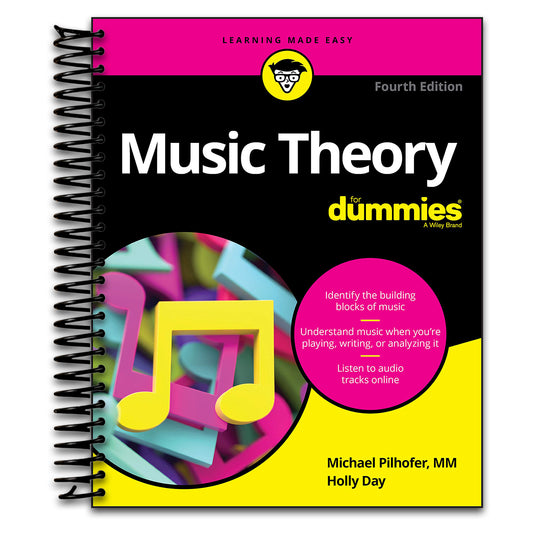 Music Theory For Dummies (Spiral bound) Happy Coil spiral bound book