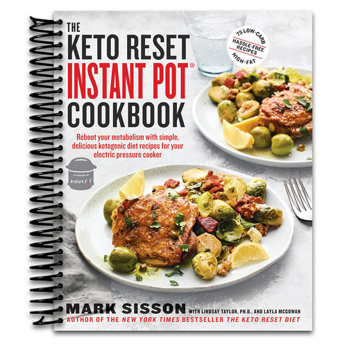The Keto Reset Instant Pot Cookbook: Reboot Your Metabolism with Simple, Delicious Ketogenic Diet Recipes for Your Electric Pressure Cooker: A Keto Diet Cookbook (Spiral bound) Happy Coil spiral bound book