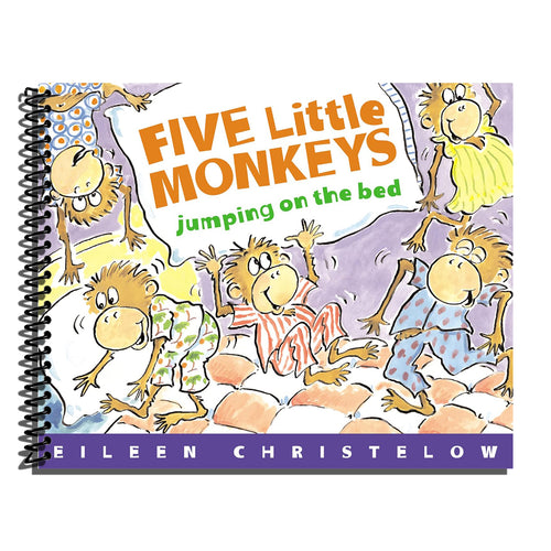 Five Little Monkeys Jumping on the Bed (A Five Little Monkeys Story)   (Spiral bound)