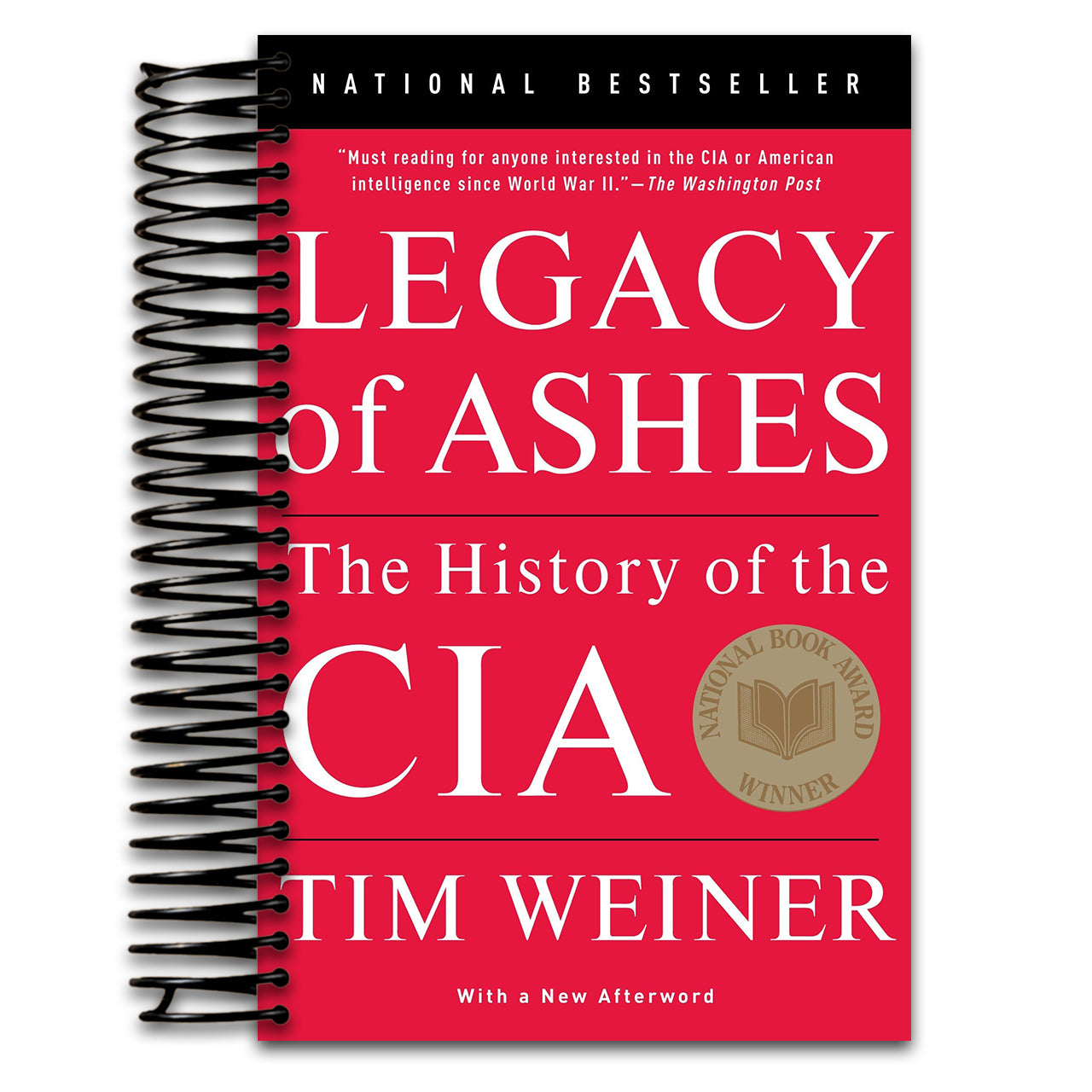 Legacy of Ashes (National Book Award Winner): The History of the CIA (Spiral bound) Happy Coil spiral bound book